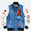 Stephen Curry Iverson The Answer Melton Varsity Jacket Front Image