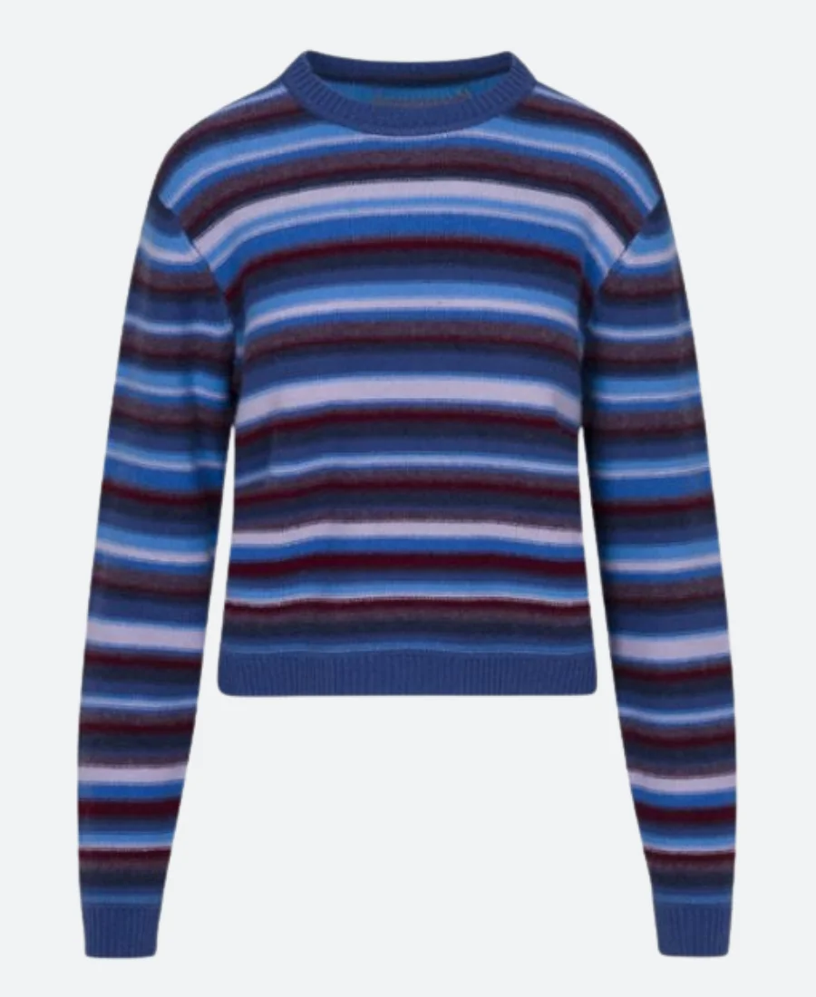 The Life List Alex Striped Sweatshirt back image
