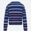 The Life List Alex Striped Sweatshirt back image