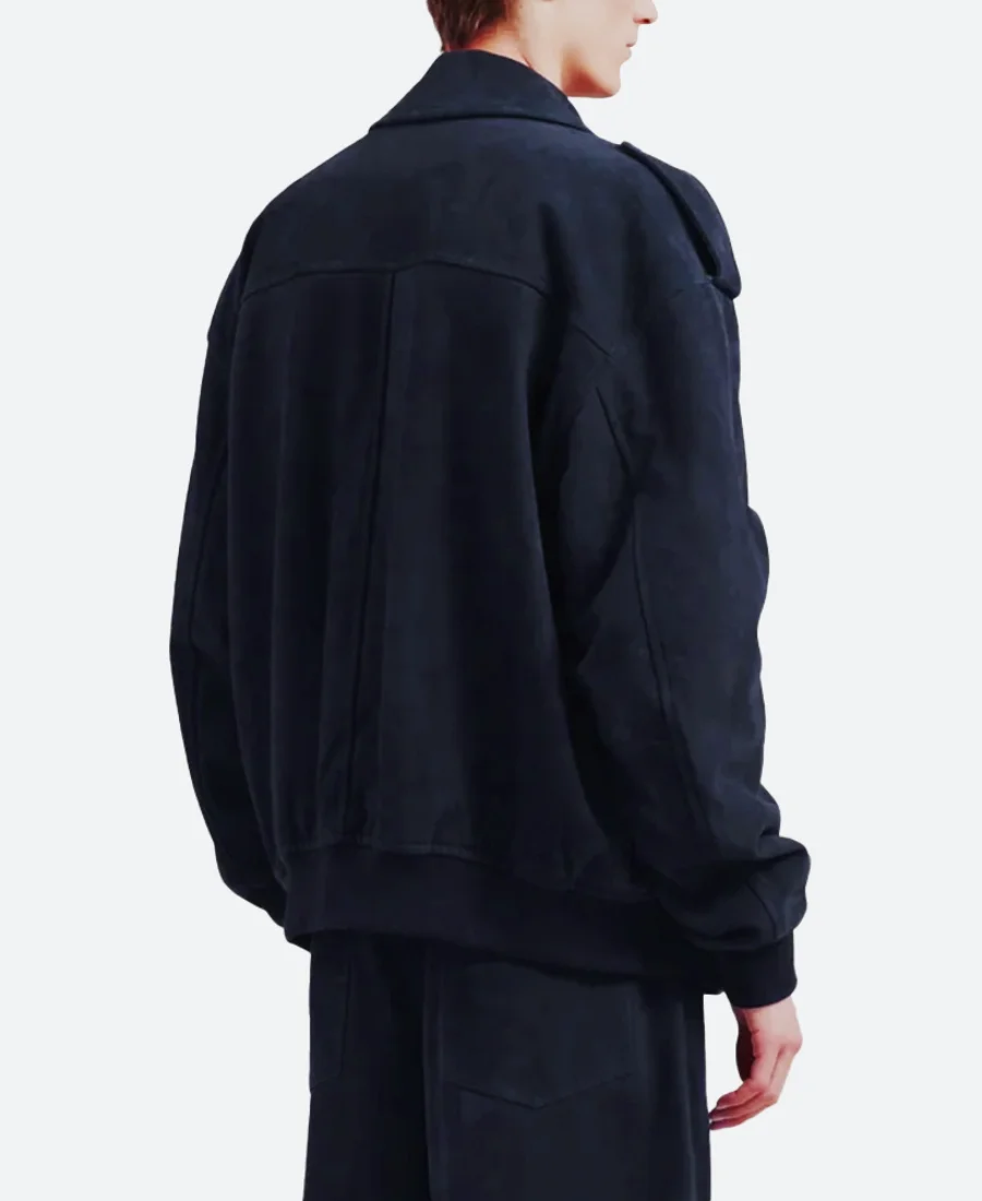 The View 2025 Matteo Lane Suede Leather Jacket Back Image