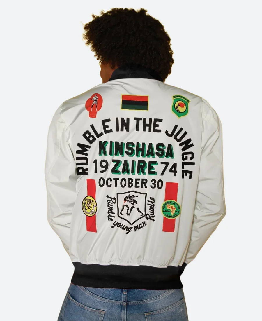 The View George Wallace Leather Jacket Back Image
