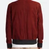 The Voice S27 Michael Buble Suede Leather Jacket Back Image