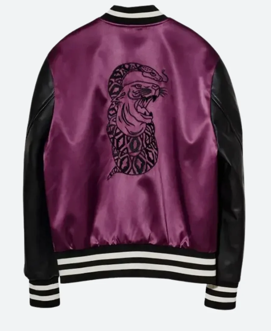 The Weeknd X H&M Varsity Jacket Back Image