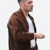 Toxic Town 2025 Peter Suede Leather Jacket Side Image