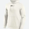 Unisex Formula 1 Barcelona Mosaics Graphic White Pullover Hoodie