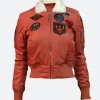 Women Top Gun B-15 Jacket Front Image