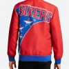 76ers Philadelphia Bomber Jacket Back Image