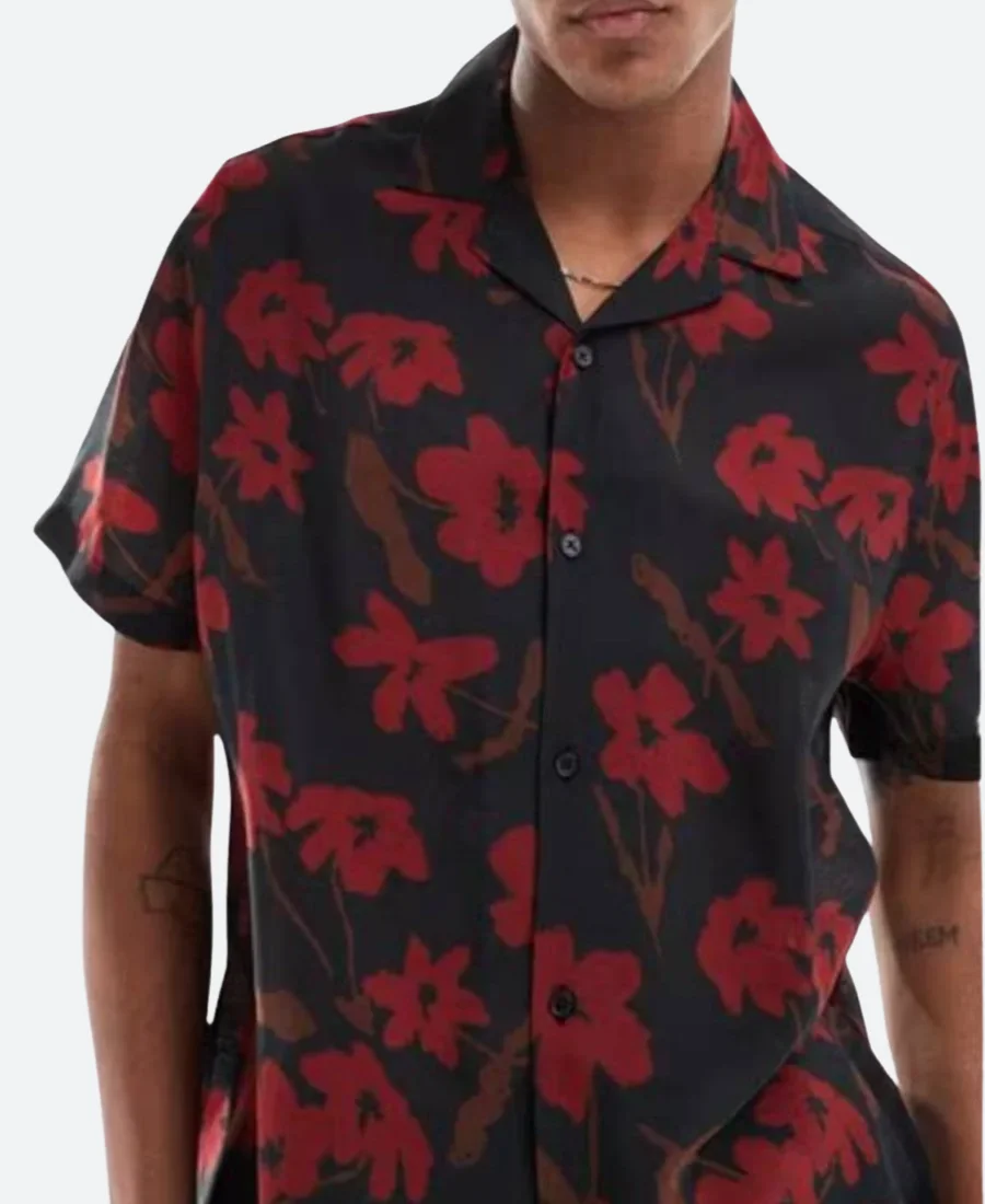 90 Day Hunt For Love Usman Umar Floral Shirt Front Image