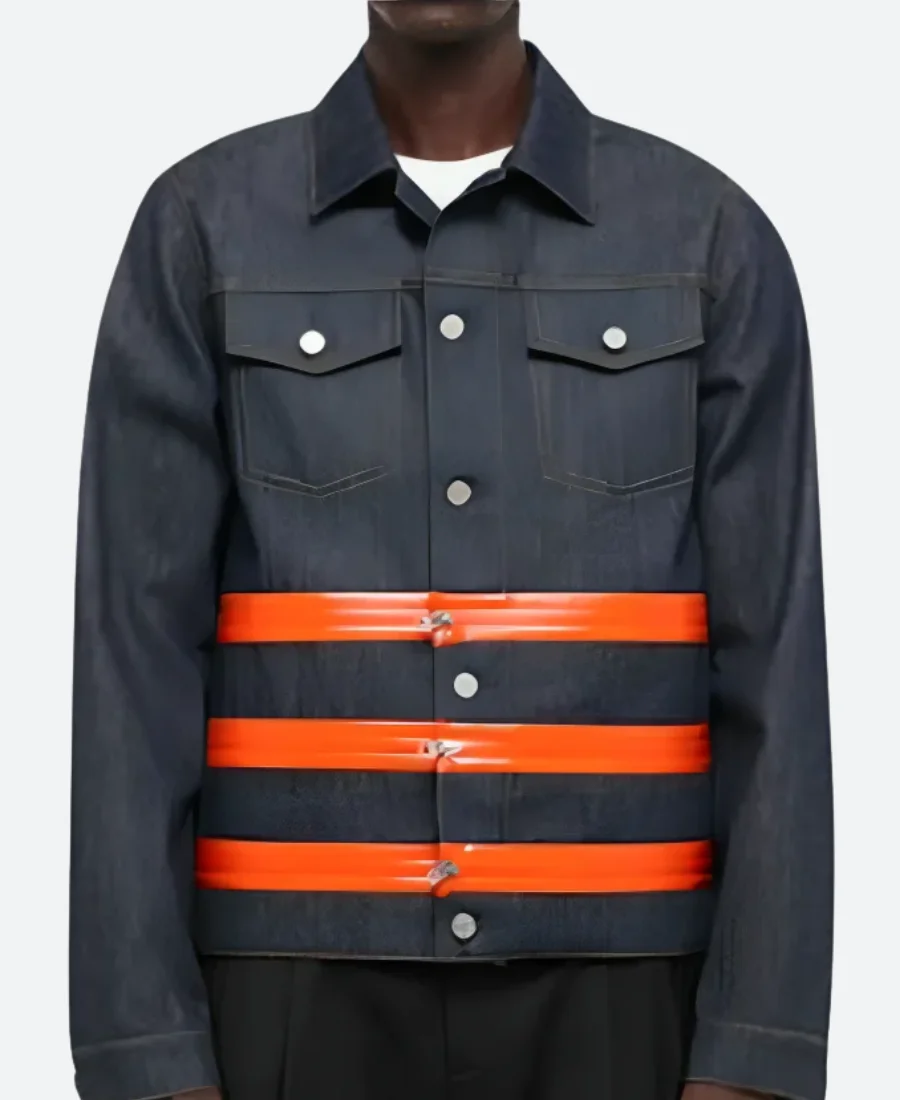 Access Hollywood 2025 Scott Evans Denim Jacket Front Image