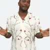 Access Hollywood 2025 Scott Evans Floral Camp Shirt Celebrety Image