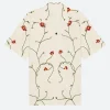 Access Hollywood 2025 Scott Evans Floral Camp Shirt Embroided Image