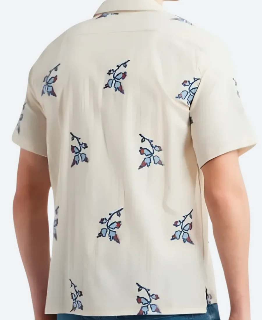 Access Hollywood 2025 Scott Evans Floral Shirt Back Image