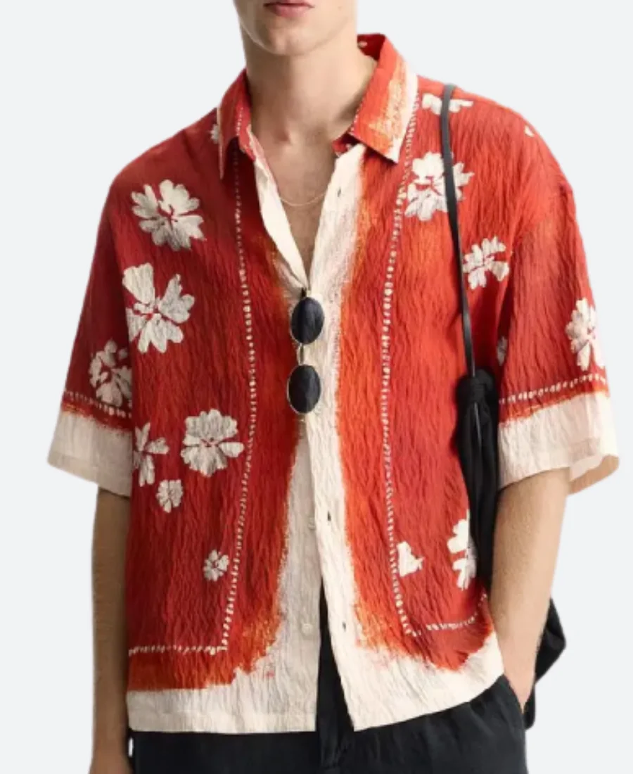 Access Hollywood 2025 Scott Evans Floral Shirt Front Image
