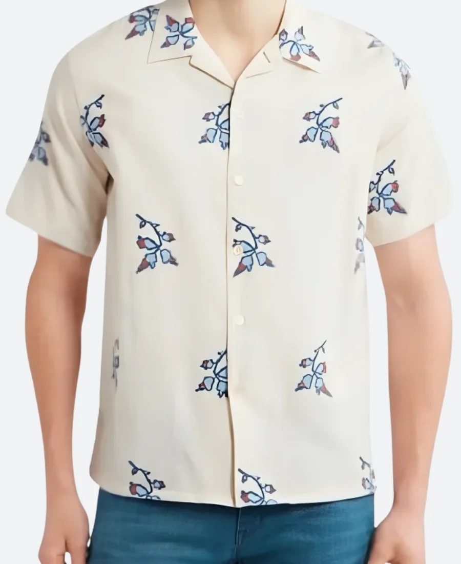 Access Hollywood 2025 Scott Evans Floral Shirt Front Image