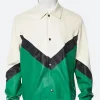 Access Hollywood 2025 Scott Evans Leather Jacket Front Image