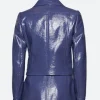 Access Hollywood Nikki Novak Leather Jacket Back Image