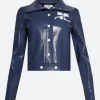 Access Hollywood Nikki Novak Leather Jacket Back Image