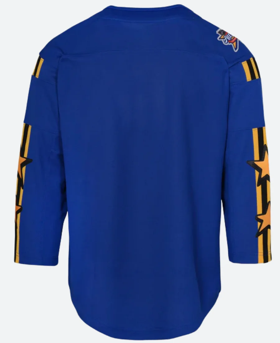 All Star Game Justin Bieber Hockey Jersey Back Image