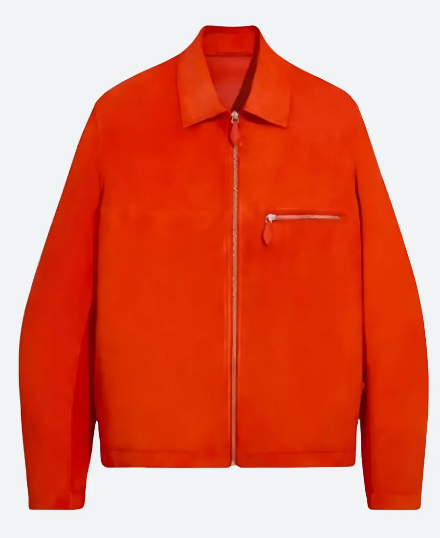 American Idol S23 Lionel Richie Suede Leather Jacket Front Image