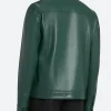 American Idol S23 Luke Bryan Green Leather Jacket back image