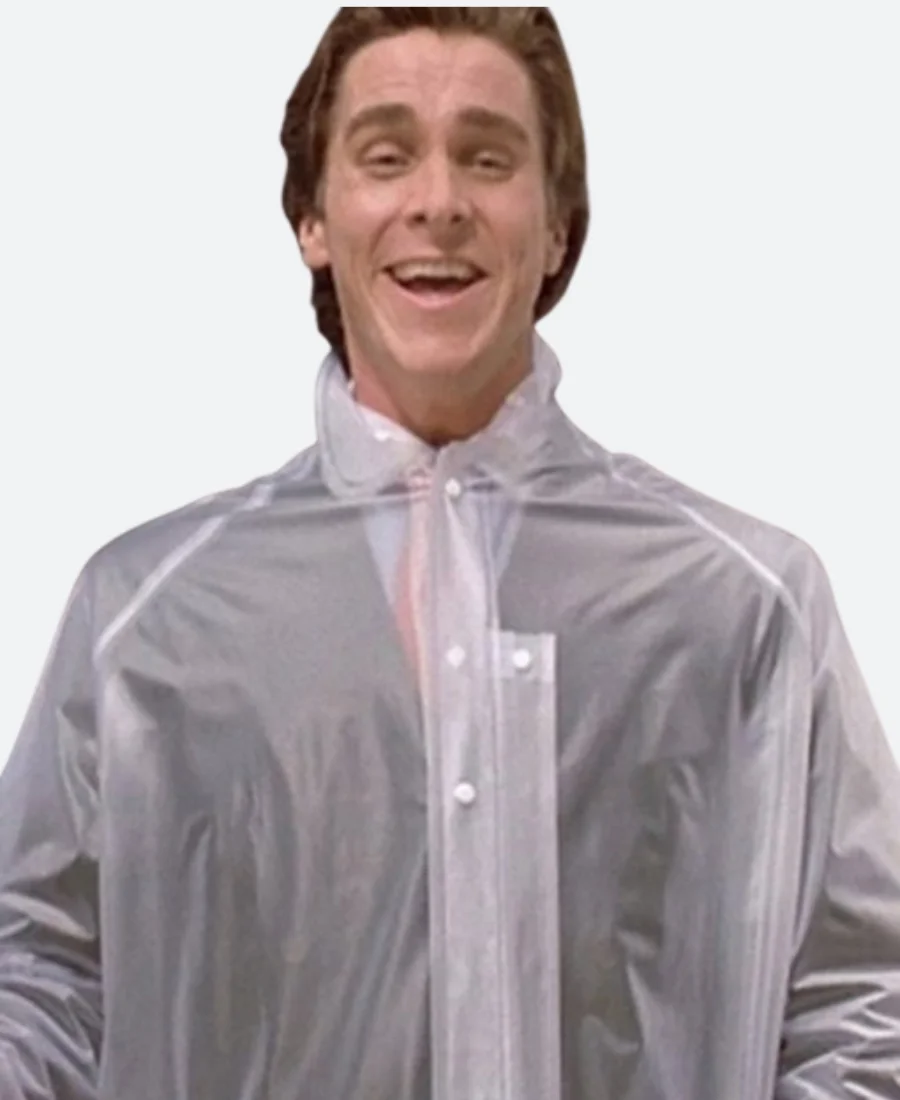 American Psycho Patrick Bateman Rain Coat Zoom Image