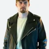 An T-Eilean The Island Calum Mac'Illeathain Leather Jacket Actor Image