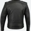 An T-Eilean The Island Calum Mac'Illeathain Leather Jacket Back Image