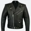 An T-Eilean The Island Calum Mac'Illeathain Leather Jacket Front Image