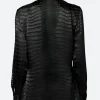 And Just Like That S03 Lisa Todd Wexley Leather Jacket Back Image