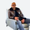 Andrew Tate Leather Jacket Front Image