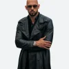 Andrew Tate Leather Trench Coat