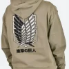 Attack On Titan Hoodie Back Image