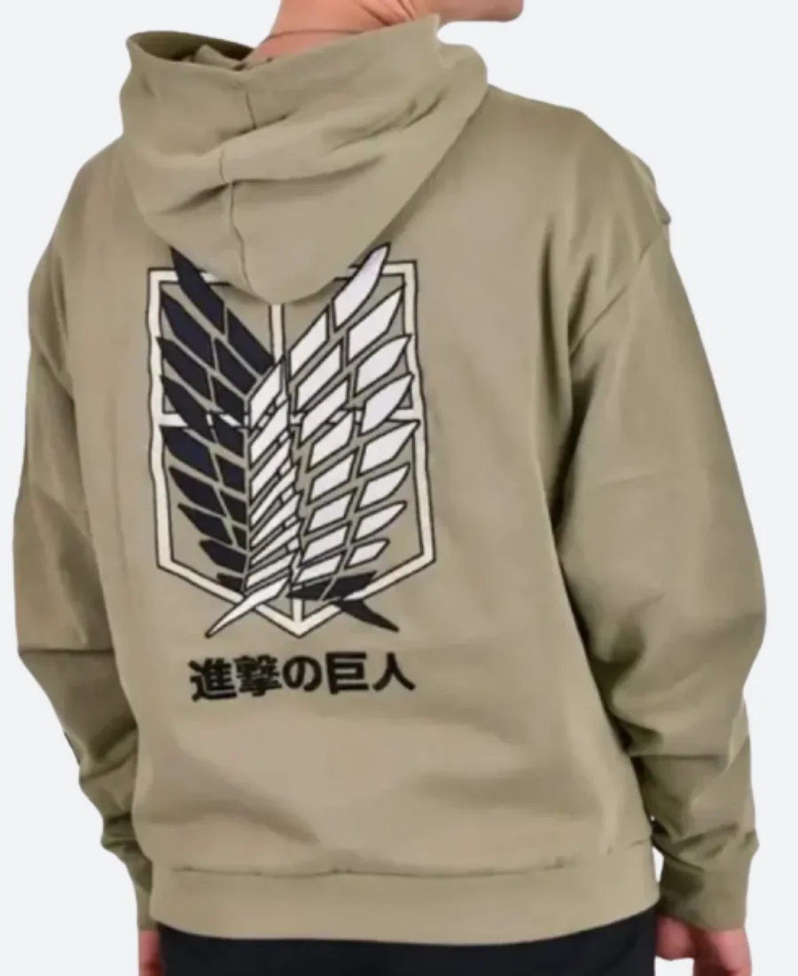 Attack On Titan Hoodie Back Image