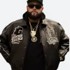 Avirex Gorilla Nems Coney Island Leather Jacket Front Image
