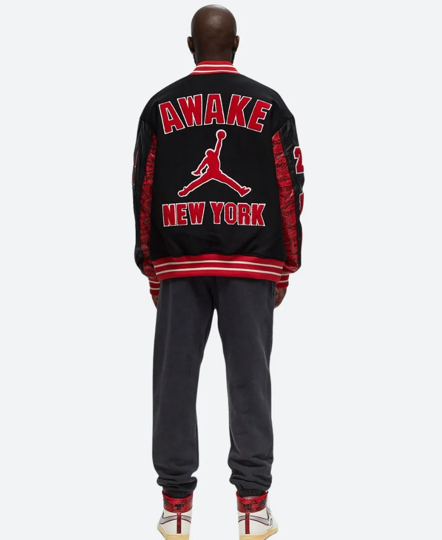 Awake NY Varsity Jacket Back Image