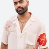 Bachelor in Paradise S10 Justin Glaze Floral Camp Shirt