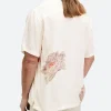 Bachelor in Paradise S10 Justin Glaze Floral Camp Shirt Back Image