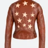 Ballard 2025 Samira Parker Star Leather Jacket Back Image