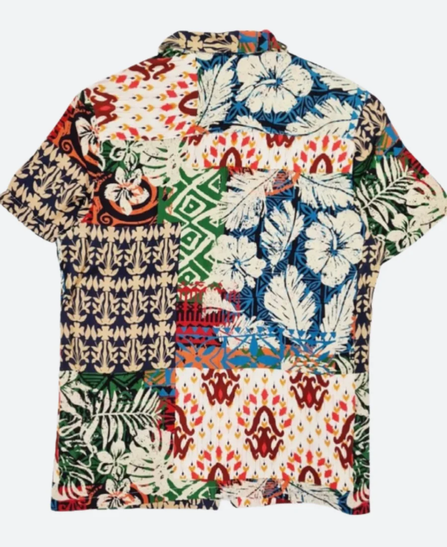 Bachelor in Paradise S10 Justin Glaze Floral Camp Shirt