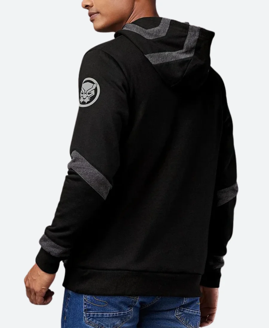 Black Panther Hoodie Back Image