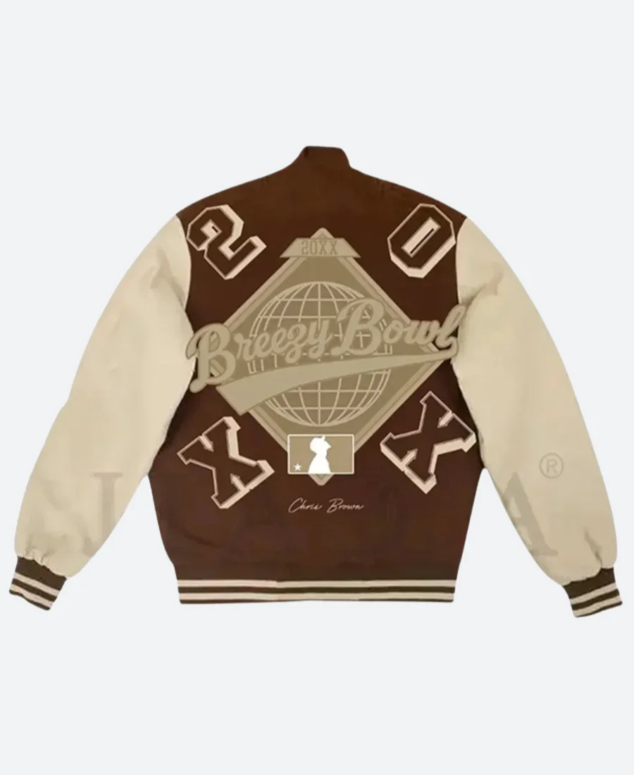 Breezy Bowl XX Letterman Varsity Jacket Back Imae