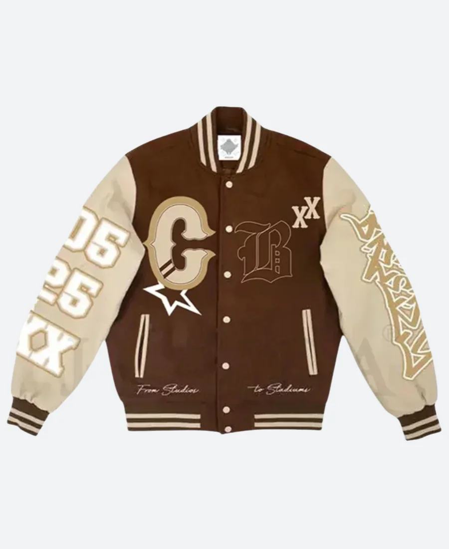 Breezy Bowl XX Letterman Varsity Jacket Front Image