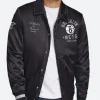 Brooklyn Nets Black Jacket Front Image