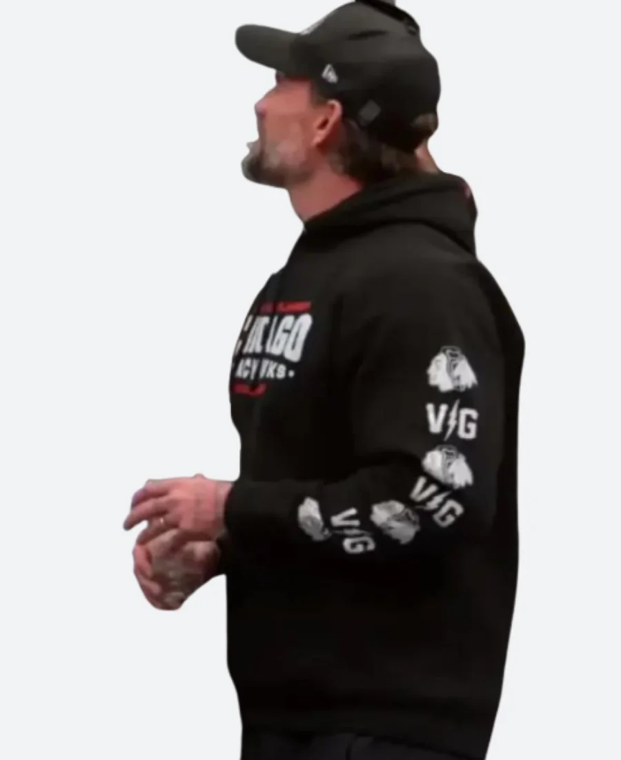 CM Punk WWE Unreal Hoodie Front Image
