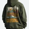 California Hoodie Back Image
