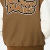 Carhartt WIP Brown Ducks Brown Varsity Jacket Back Image