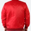 Chicago Bulls Champions 6X Finals Varsity Jacket Back Image