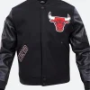 Chicago Bulls Classic Varsity Jacket Front Image