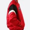 Chicago Bulls Eastern Scarlet Varsity Jacket Side Image