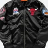 Chicago Bulls Flight Bomber Jacket Front Image